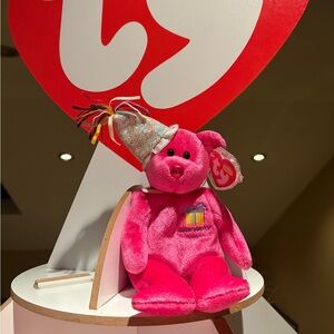 Vintage January bear Ty mint with tag